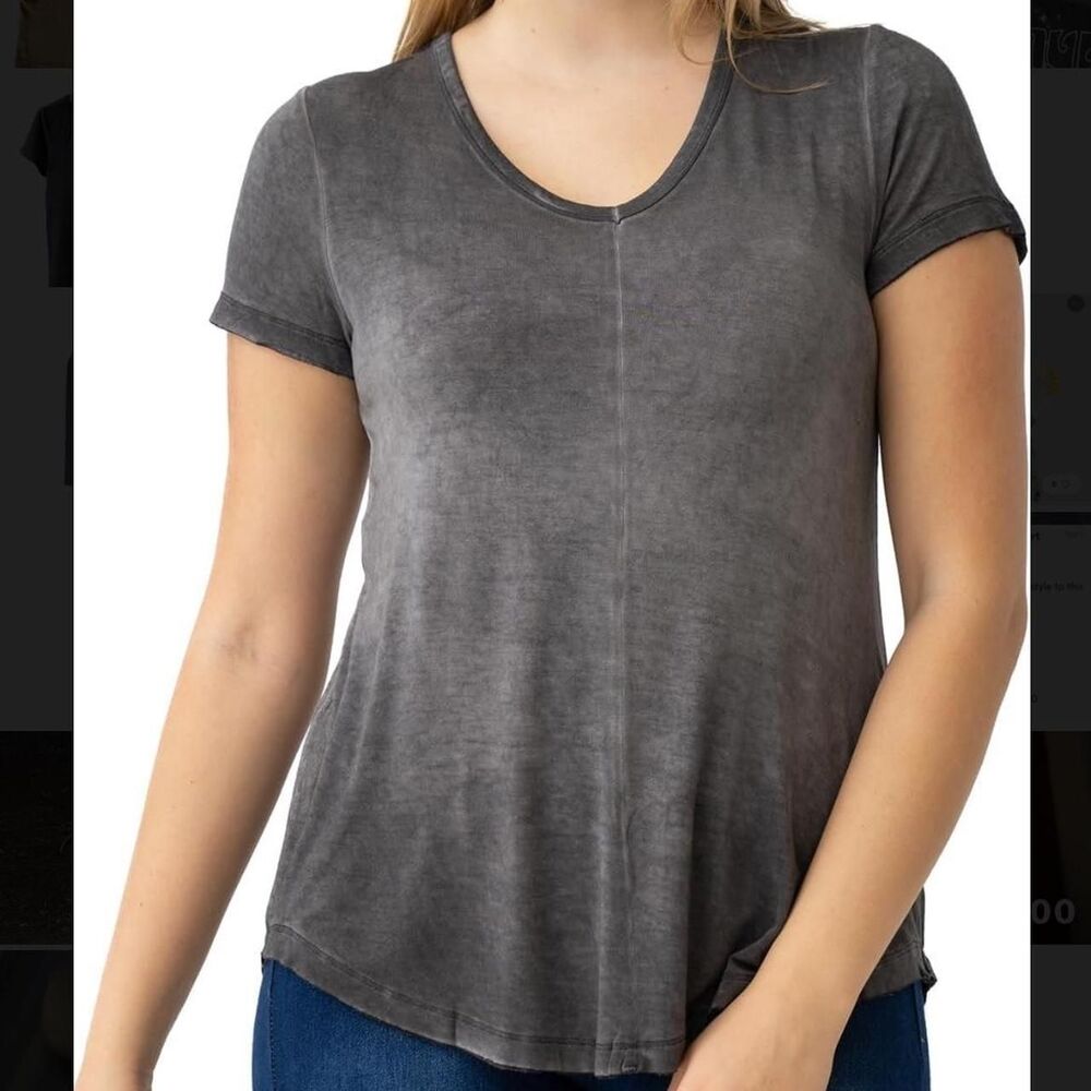 Cable-gauge Women's Black and Grey Shirt